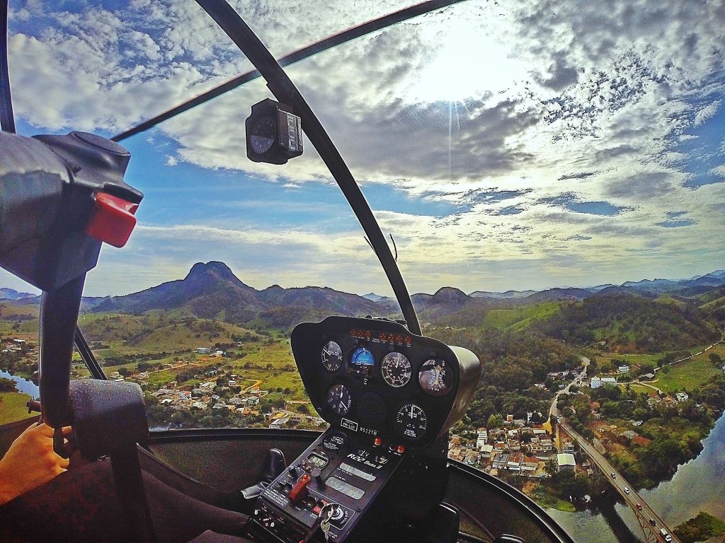 Vista de Itaocara do Helicoptero