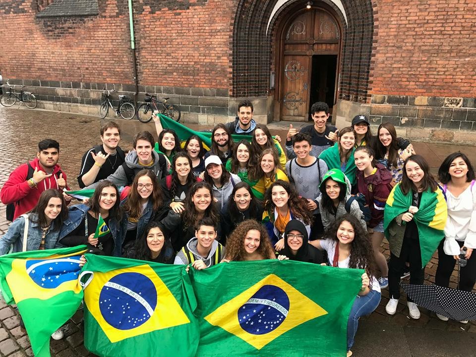 Foto: Inter cambistas Brasileiros na Dinamarca