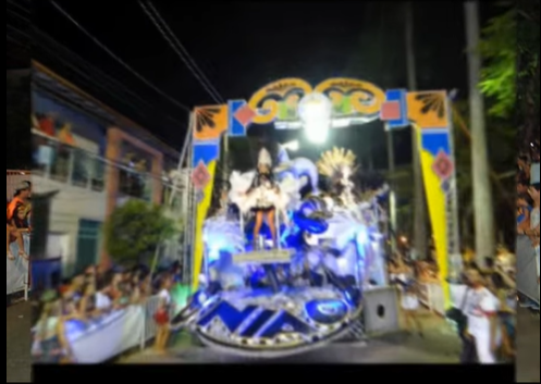 Decoração preta, vermelha e branca