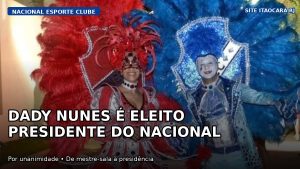 Imagem de destaque da matéria sobre Dady Nunes e o Nacional Esporte Clube.